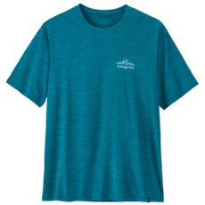 Koszulka z krótkim rękawem Patagonia Cap Cool Daily Shirt - Cloud Crag Men Glacial Blue - Light Glacial Blue X-Dye