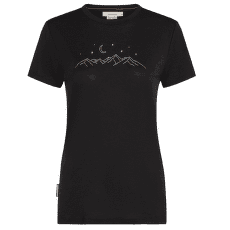 Koszulka z krótkim rękawem Icebreaker Merino 150 Tech Lite SS Tee Sparkling Stars Women BLACK