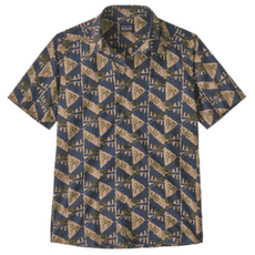 Koszulka z krótkim rękawem Patagonia Go To Shirt Men Jaguar Geo: Dolomite Blue