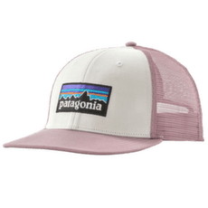 Czapka Patagonia P-6 Logo Trucker Hat White w/Quiet Violet
