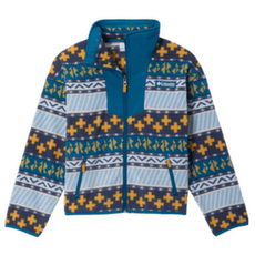 Kurtka Columbia Sequoia Grove Printed Full Zip Fleece Girls Phoenix Blue Wizard Island, Phoenix Blue 442