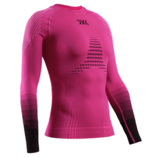 Koszulka z długim rękawem X-Bionic INVENT GRAPHICS SHIRT LS Women FLUO PINK/X WHITE