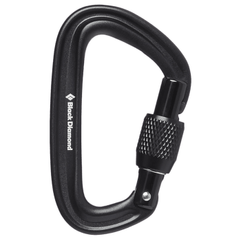 Karabinek wspinaczkowy Black Diamond LITEFORGE SCREWGATE Black