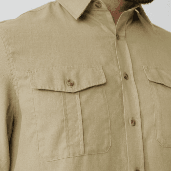 Koszula z długim rękawem Fjällräven Övik Travel Shirt LS Men Indigo Blue-Dark Navy