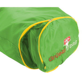 Śpiwór Grüezi bag Kids Grow Colorful Gecko Green