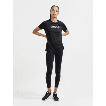 Koszulka z krótkim rękawem Craft CORE Unify Logo Women 999000 Black