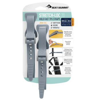 Pasek Sea to Summit Stretch-Loc 20 - 20mm x 500mm 2 Pack Dusk (DSK)