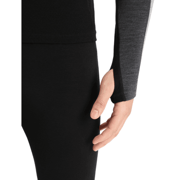 Koszulka z długim rękawem Icebreaker 200 ZoneKnit LS Crewe Men JET HTHR/BLACK/METRO HTHR/CB