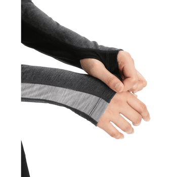 Koszulka z długim rękawem Icebreaker 200 ZoneKnit LS Crewe Women JET HTHR/BLACK/METRO HTHR/CB