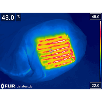 Wkładka do śpiwora Grüezi bag Feater - The Feet Heater DownWool Deep Forest