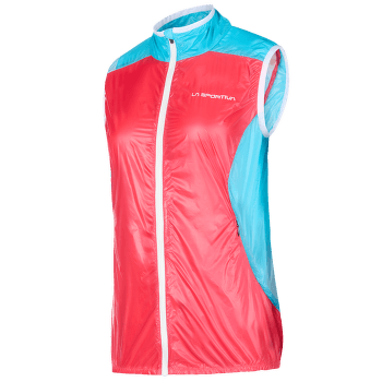 Kamizelka La Sportiva BRIZA WINDBREAKER VEST W Hibiscus/Malibu Blue