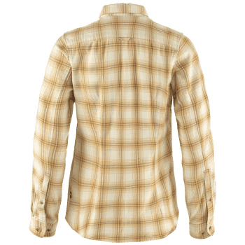 Koszula z długim rękawem Fjällräven Övik Flannel Shirt Women Chalk White-Dune Beige