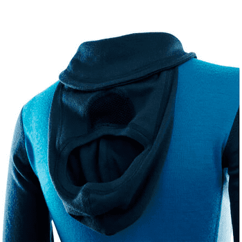 Bluza Aclima WarmWool Hood Sweater W/Zip Women Navy Blazer / Blue Sapphire / Azure Blue