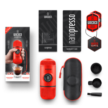 Ekspres do kawy Wacaco Nanopresso + case lava red