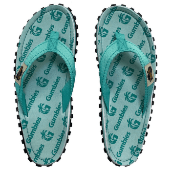 Klapki Gumbies Gumbies Mint Multi Logo Mint Multi Logo