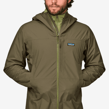 Bunda Patagonia Boulder Fork Rain Jacket Men Blue Sage