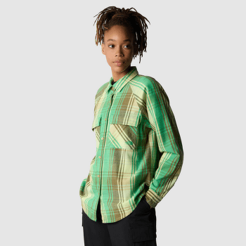 Koszula z długim rękawem The North Face SET UP CAMP FLANNEL Women OPTIC EMERALD TESSELLATION MEDIUM PLAID