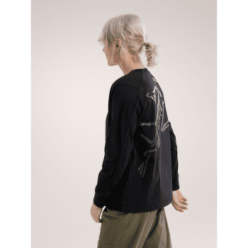 Koszulka z długim rękawem Arcteryx Kragg Cotton Bird Crew LS Women Lt Moondrop