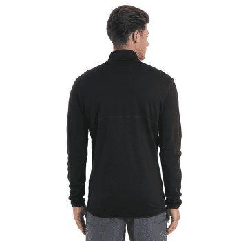 Bluza Icebreaker Merino 560 Realfleece™ Elemental LS Zip Men Black
