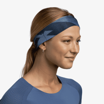 Opaska na głowę Buff Coolnet UV Slim Headband AHIN AZURE