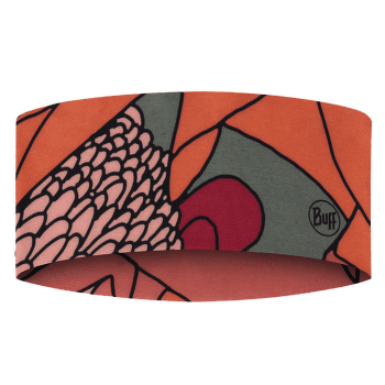 Opaska na głowę Buff Coolnet UV Wide Headband ARAMAY POPPY