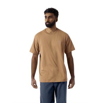 Koszulka z krótkim rękawem Arcteryx Kragg SL Cotton Bird Word SS Men Alpine Blue / Stone Red