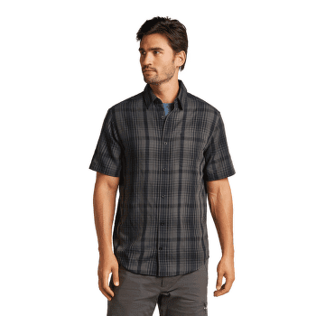 Koszulka z krótkim rękawem Icebreaker Merino 125 Cool-Lite™ Steveston SS Shirt Plaid Men DK LODEN/BITTERSWEET/P