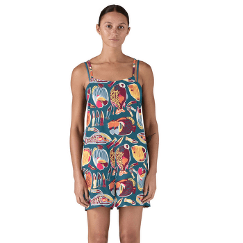 Kombinezon Patagonia Tidal Threads Romper Women Wrasse: Wetland Blue