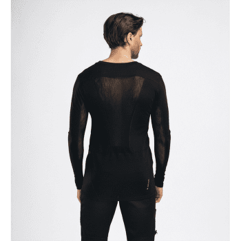 Koszulka z długim rękawem Aclima LightWool Sports Shirt Men Jet Black