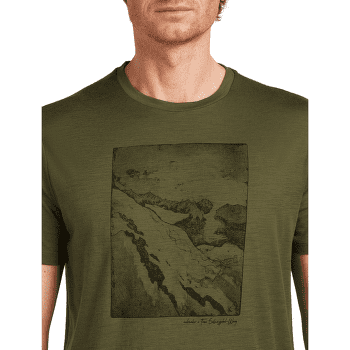Koszulka z krótkim rękawem Icebreaker Merino 150 Tech Lite SS Tee Summit Men LODEN