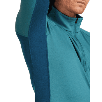 Koszulka z długim rękawem Icebreaker Merino 200 ZoneKnit™ LS Half Zip Men ATLANTIS/TOPAZ/CB