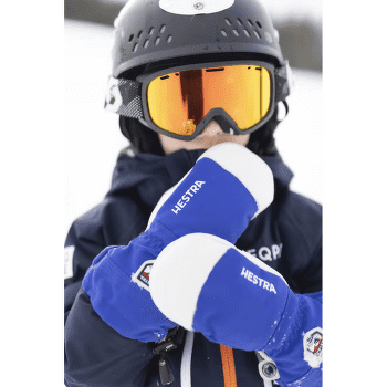 Rękawice Hestra Army Leather Heli Ski Jr. Mitt Royal