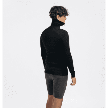 Triko s dlouhým rukávem Aclima WarmWool Polo Men Green Gables / Corsair / Jet Black