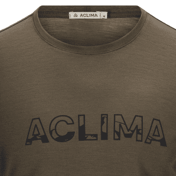 Koszulka z krótkim rękawem Aclima LightWool Tee Logo Men Tarmac