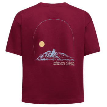 Koszulka z krótkim rękawem La Sportiva TRILOGY CROP T-SHIRT Women Redwood/Limestone