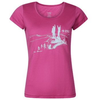 Koszulka z krótkim rękawem Direct Alpine Furry Lady 2.0 orchid (Jizera Mountains)