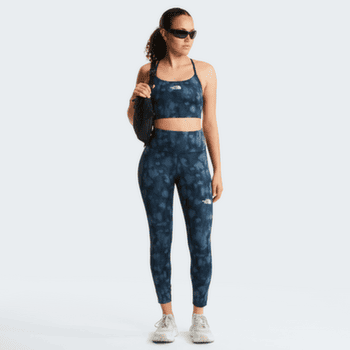 Biustonosz The North Face Flex Bra Print Women JZ9 SUMMIT NAVY DIFFUSED NATURE PRINT