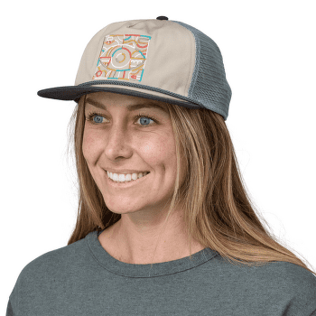 Czapka Patagonia Airfarer Cap Strataspire Stripe: Faded Magenta