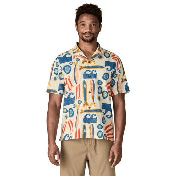 Koszulka z krótkim rękawem Patagonia Tidal Threads Camp Shirt Men Tropiclimb: Hot Ember