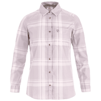 Koszula z długim rękawem Fjällräven ÖVIK LITE FLANNEL SHIRT WOMEN Lavender Mist-Eggshell