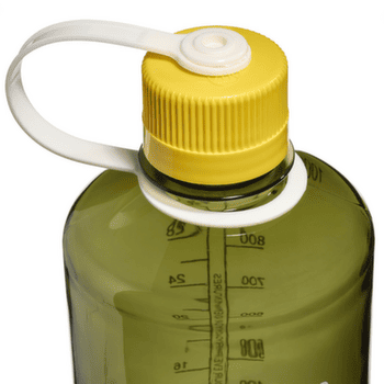Butelka Nalgene Narrow-Mouth 1000 mL Sustain Oil Green w/Freesia