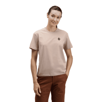 Koszulka z krótkim rękawem Black Diamond Equipment For Alpnst SS Tee Women Pale Mauve