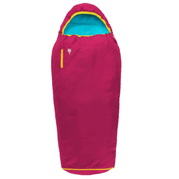 Śpiwór Grüezi bag Kids Grow Colorful Raspberry Red Raspberry Red