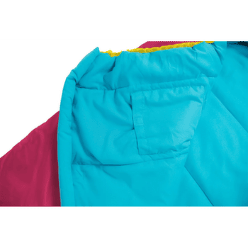 Śpiwór Grüezi bag Kids Grow Colorful Raspberry Red Raspberry Red