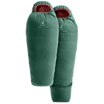 Śpiwór deuter Starlight Down seagreen-redwood
