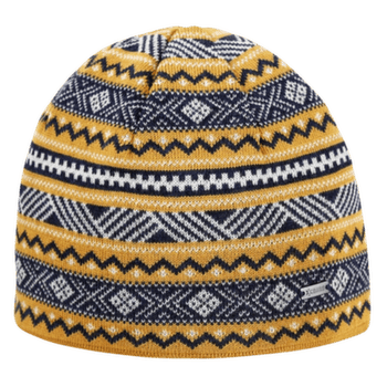 Czapki Kama Knitted Merino beanie A174 yellow