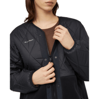 Sweter Mammut Moonstone ML Hybrid Cardigan Long Women black 0001