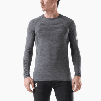 Koszulka z długim rękawem Millet DRYNAMIC WARM LS TEE MEN ANTHRACITE GREY NEW