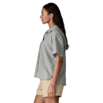 Koszulka z krótkim rękawem Patagonia LW A/C Shirt Women Windowpane Dobby: Quiet Violet