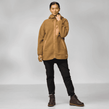 Kurtka Fjällräven Vardag Pile Fleece Long Women Black Oak